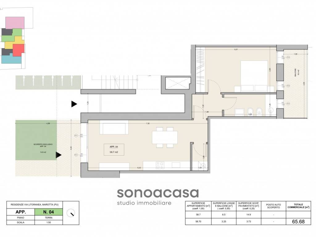 Appartamento a Mondolfo in via Litoranea, 186 - Foto 2