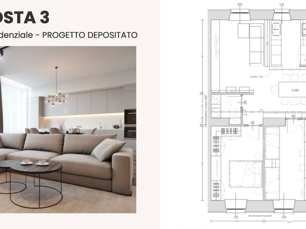 Appartamento a Trieste in Via Antonio Pacinotti, 5 - Foto 2