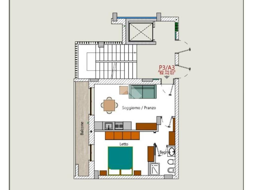 Appartamento a Casamassima in V. Conversano, 46 - Foto 2