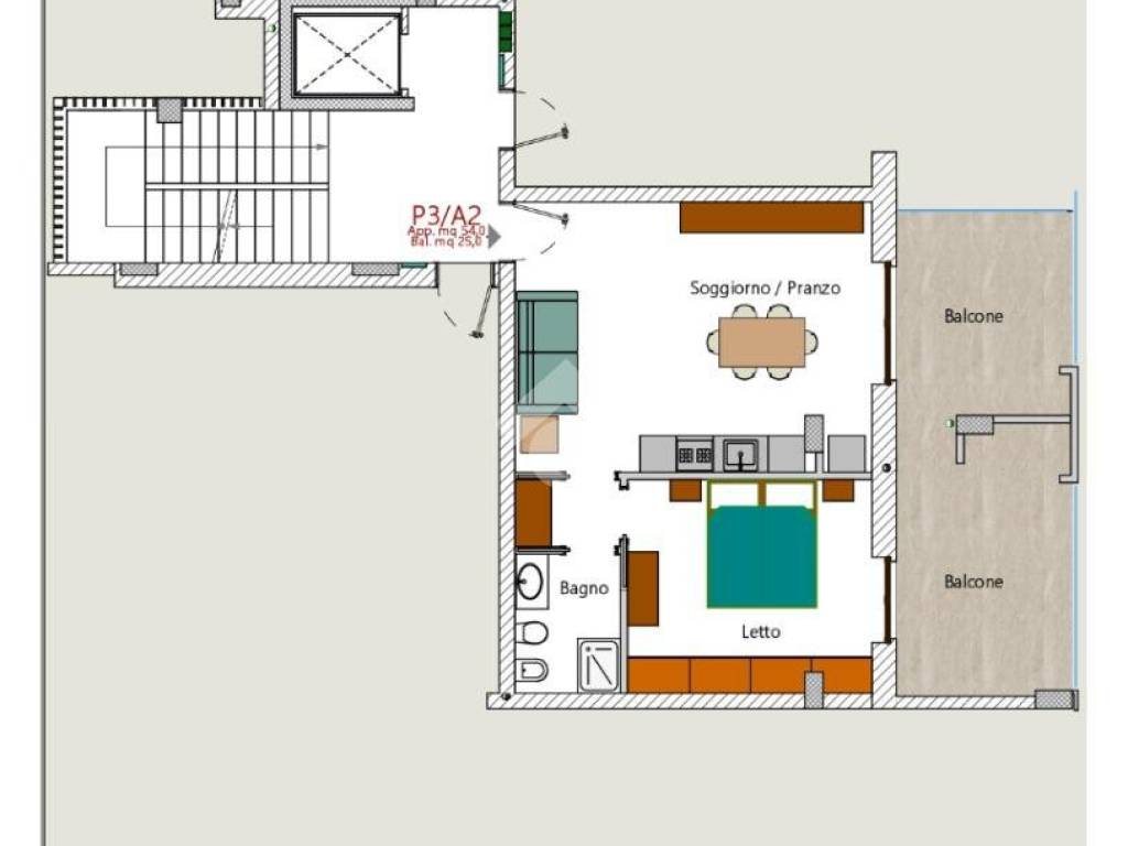 Appartamento a Casamassima in V. Conversano, 46 - Foto 2