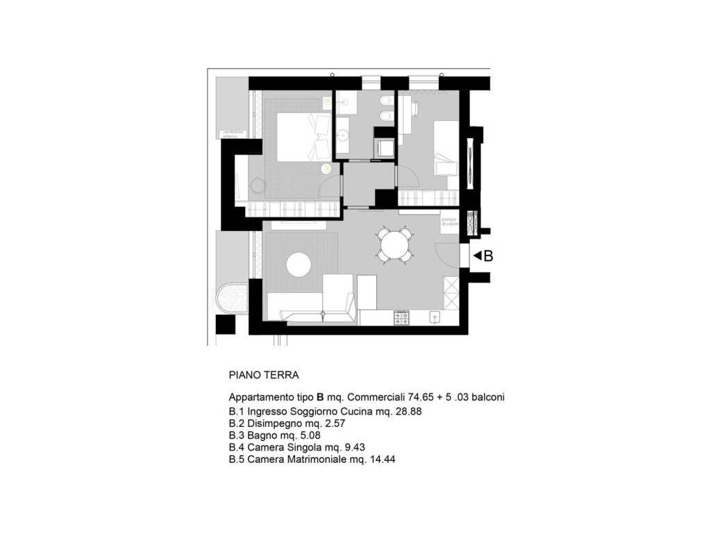 Appartamento a Gabicce mare in via F. Baracca, 1-3 - Foto 2