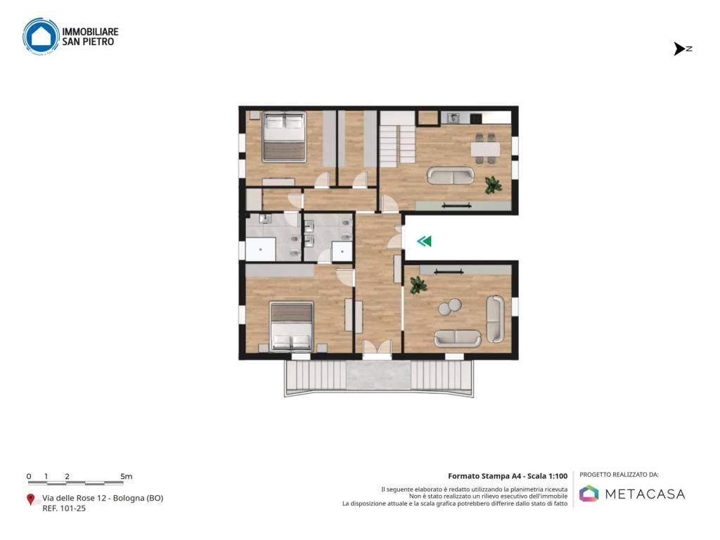 Appartamento a Bologna in delle Rose, 12 - Foto 5