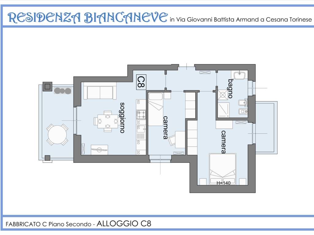 Appartamento a Cesana torinese in Via Giovanni Battista Armand, 20 - Foto 2