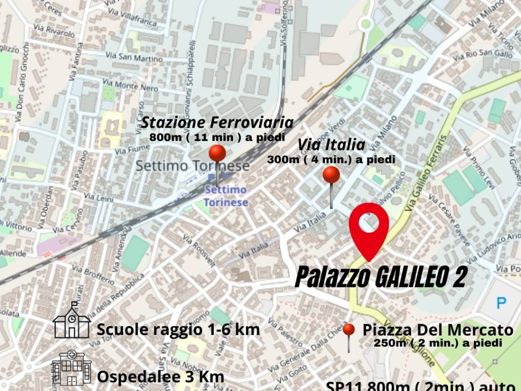 Appartamento a Settimo torinese in Via Galileo Ferraris, 6 - Foto 4