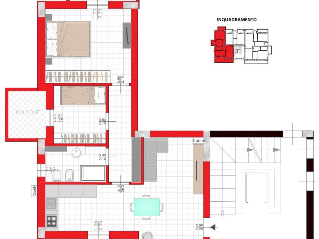 Appartamento a Pesaro in Via Lago Maggiore, 72 - Foto 4