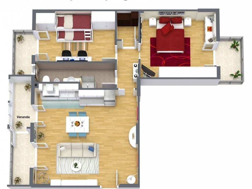 Appartamento a Gravina di catania in Via Guglielmo Oberdan, 12 - Foto 4