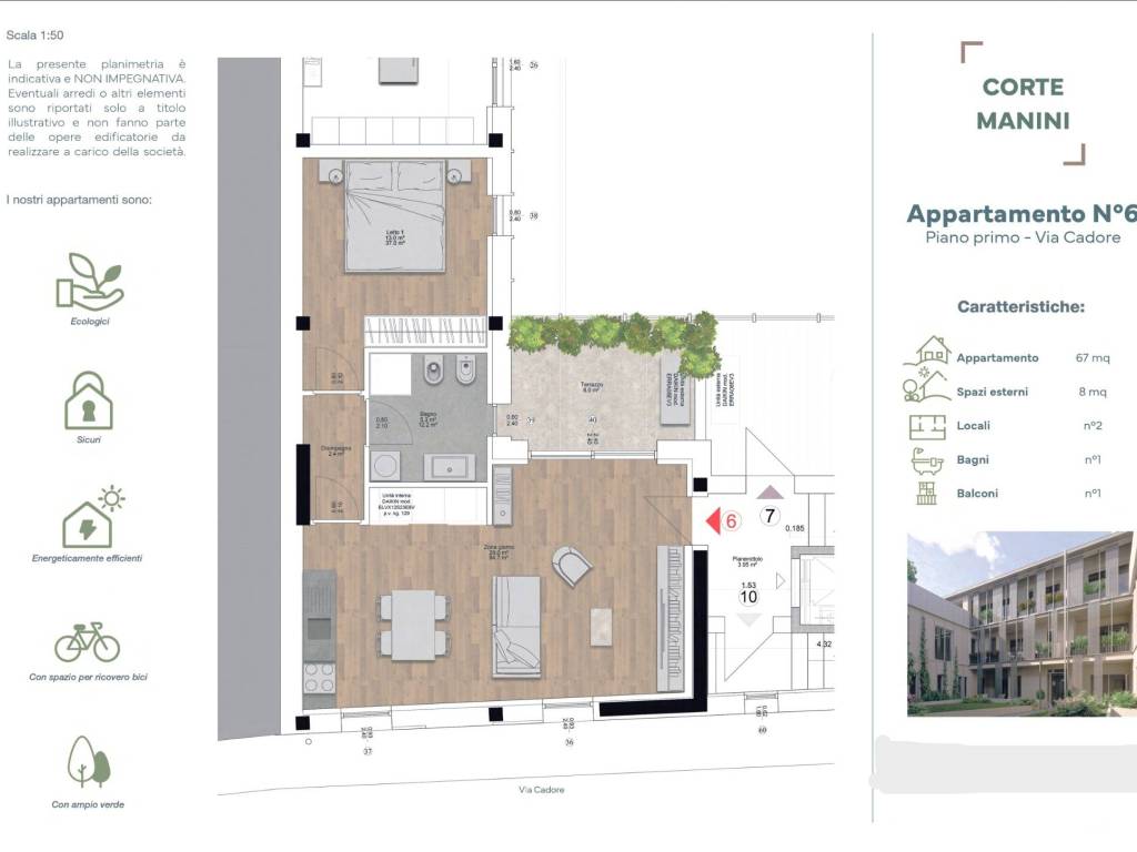 Appartamento a Cremona in Via Manini, 43 - Foto 3