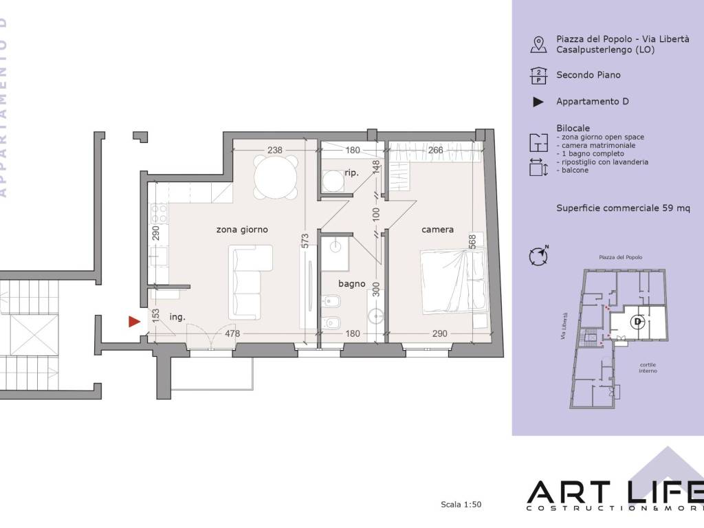 Appartamento a Casalpusterlengo in Piazza del Popolo - Foto 4