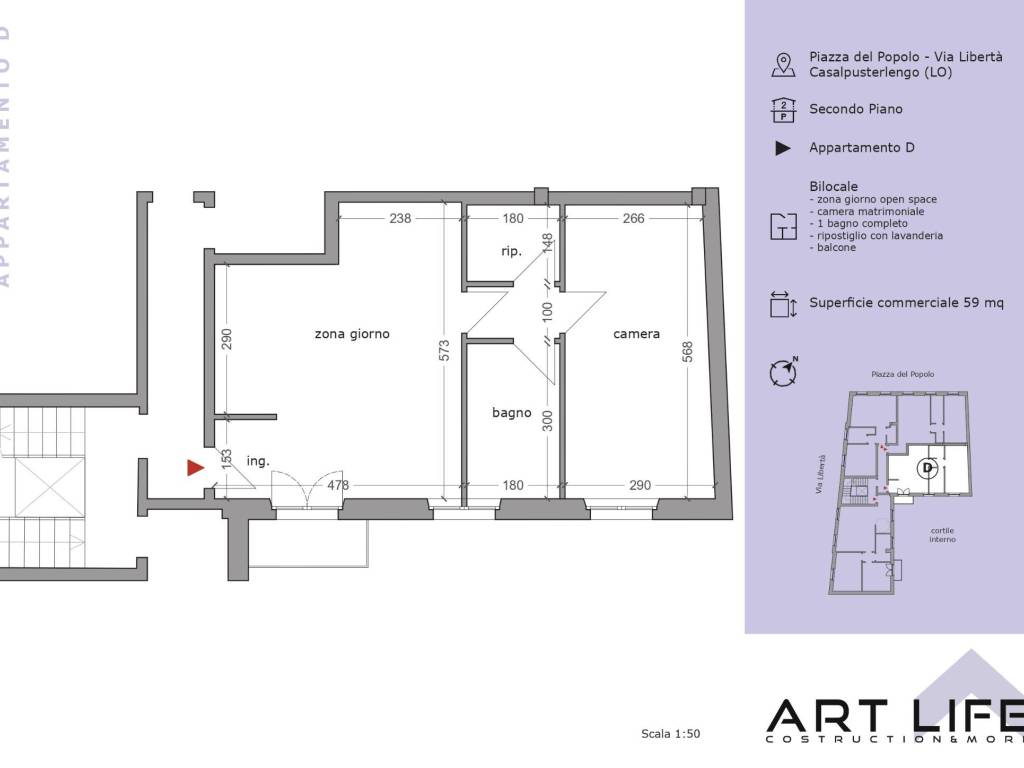 Appartamento a Casalpusterlengo in Piazza del Popolo - Foto 5