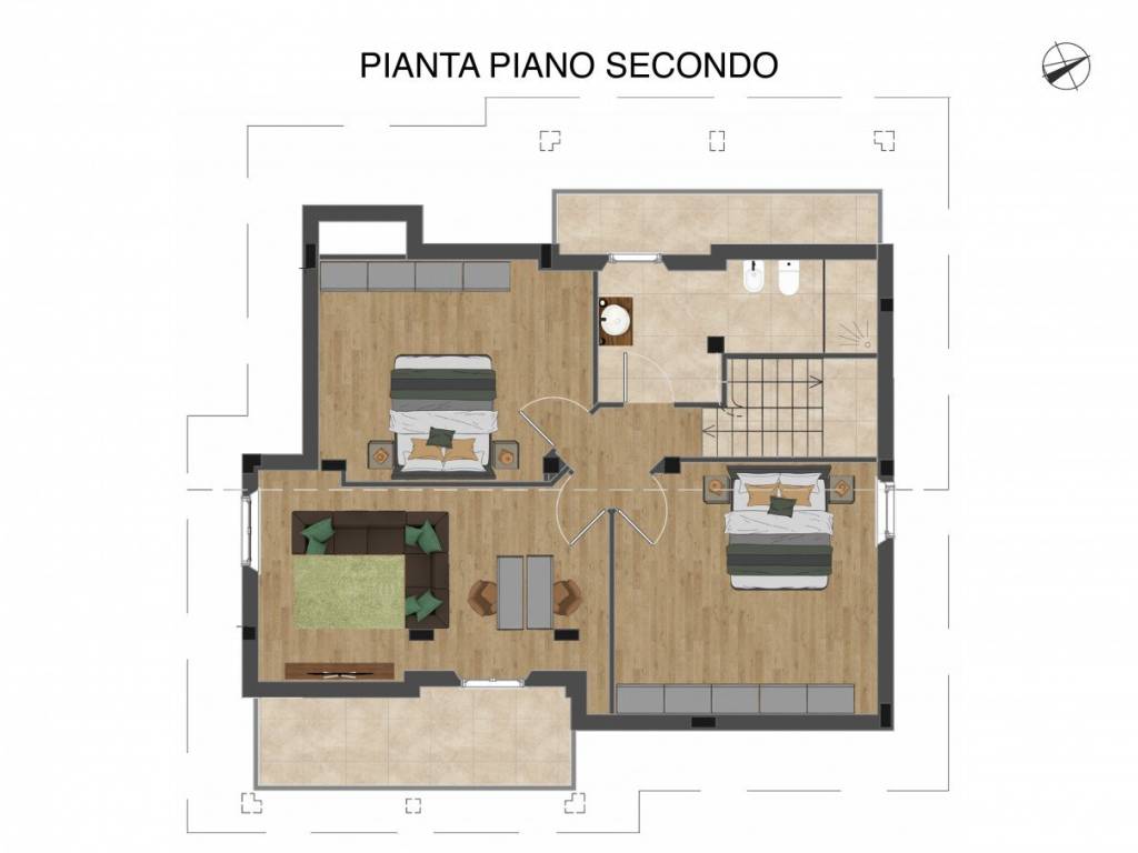 Villa a Orbassano in Strada Stupinigi n.79 - Foto 3
