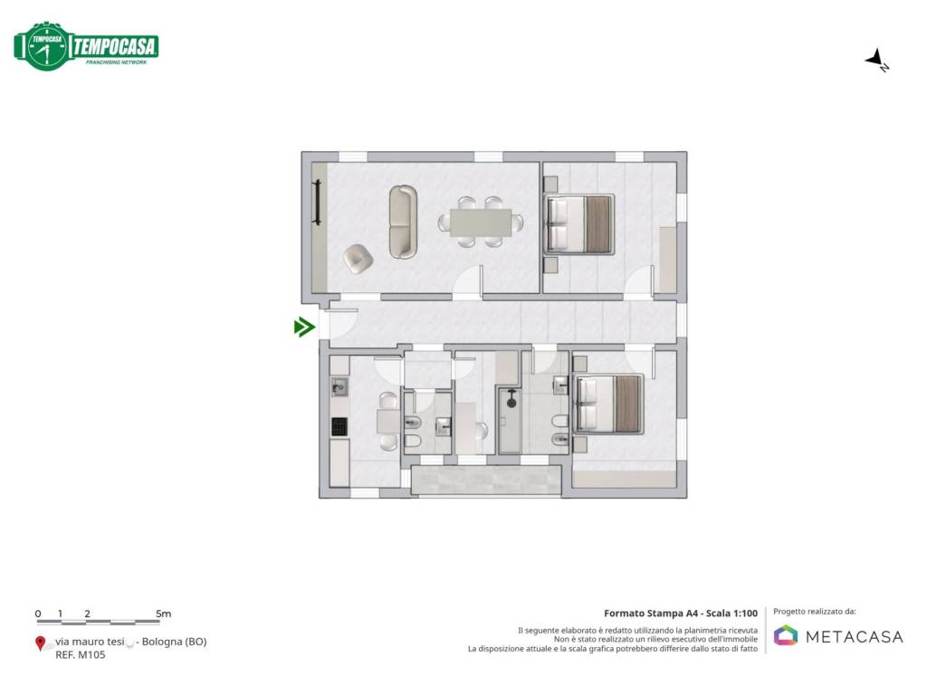 Appartamento a Bologna in Via Mauro Tesi - Foto 2
