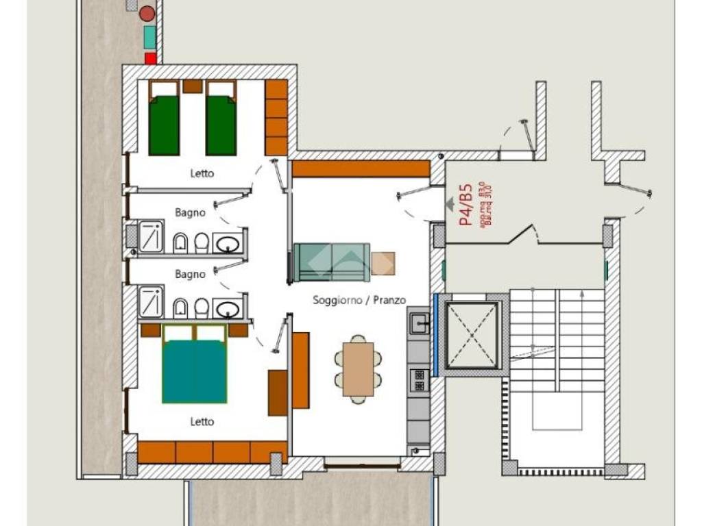 Appartamento a Casamassima in V. Conversano, 46 - Foto 3