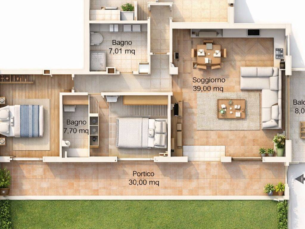 Appartamento a Bracciano in Via Quarto del Lago, 16 - Foto 2
