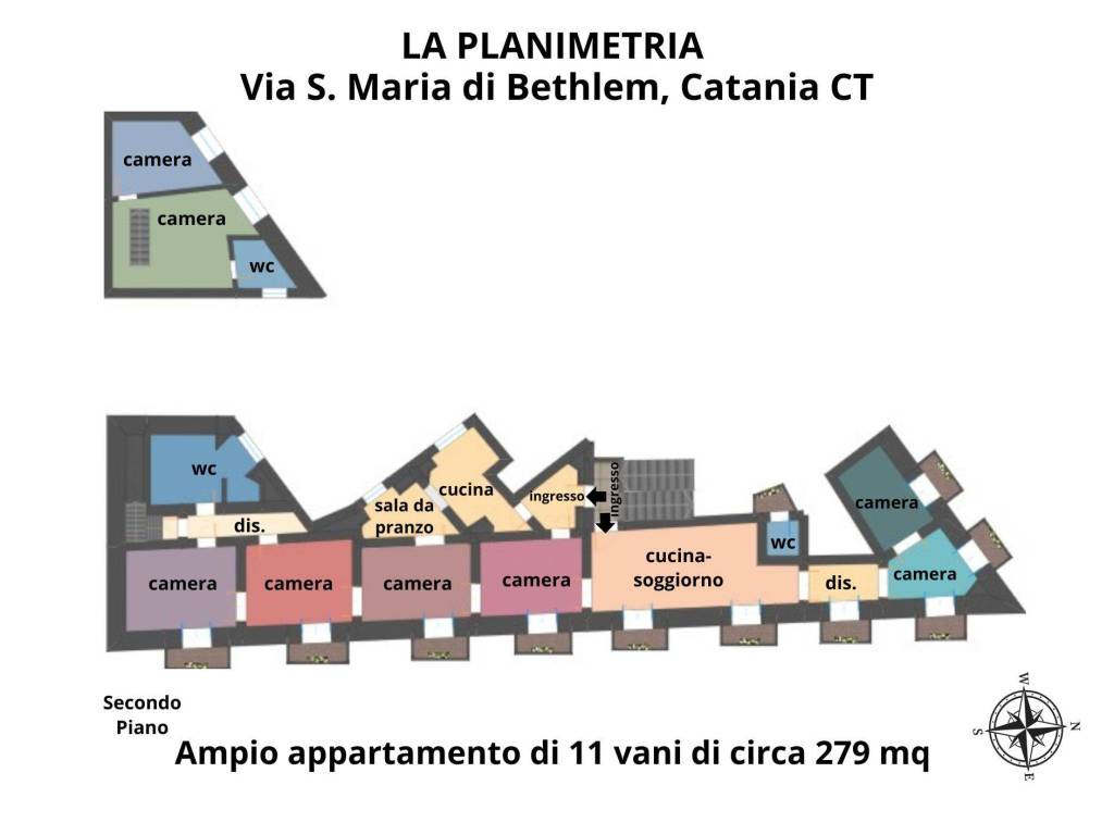 Appartamento a Catania in Via Santa Maria di Betlemme, 37 - Foto 5