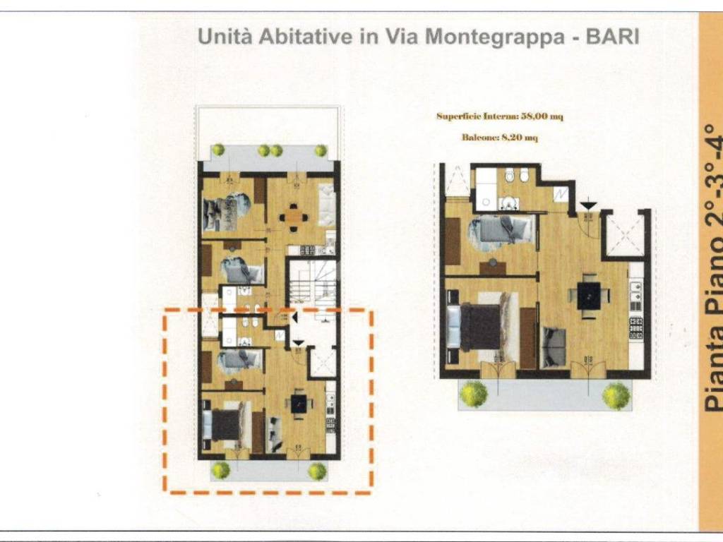 Appartamento a Bari in Via monte grappa, 147 - Foto 2