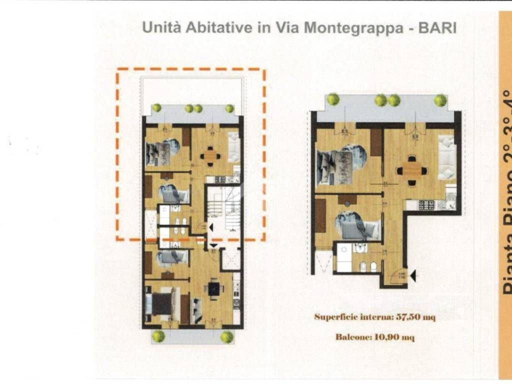 Appartamento a Bari in Via monte grappa, 147 - Foto 4