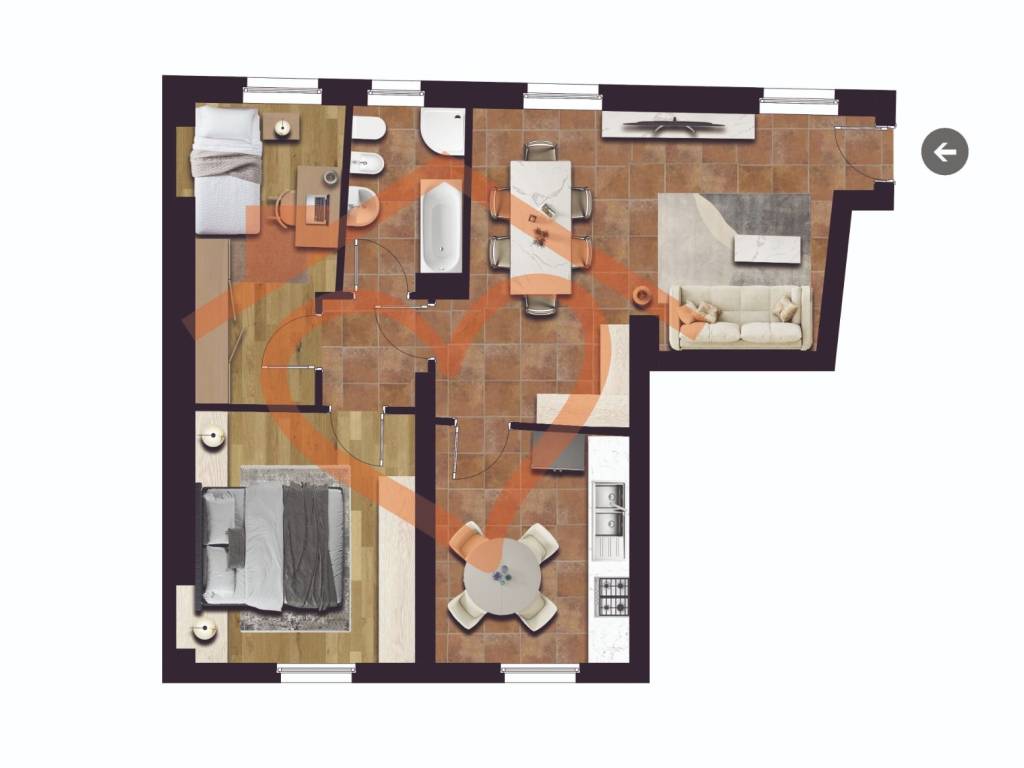 Appartamento a Seriate in Via dei Tasca, 27 - Foto 3