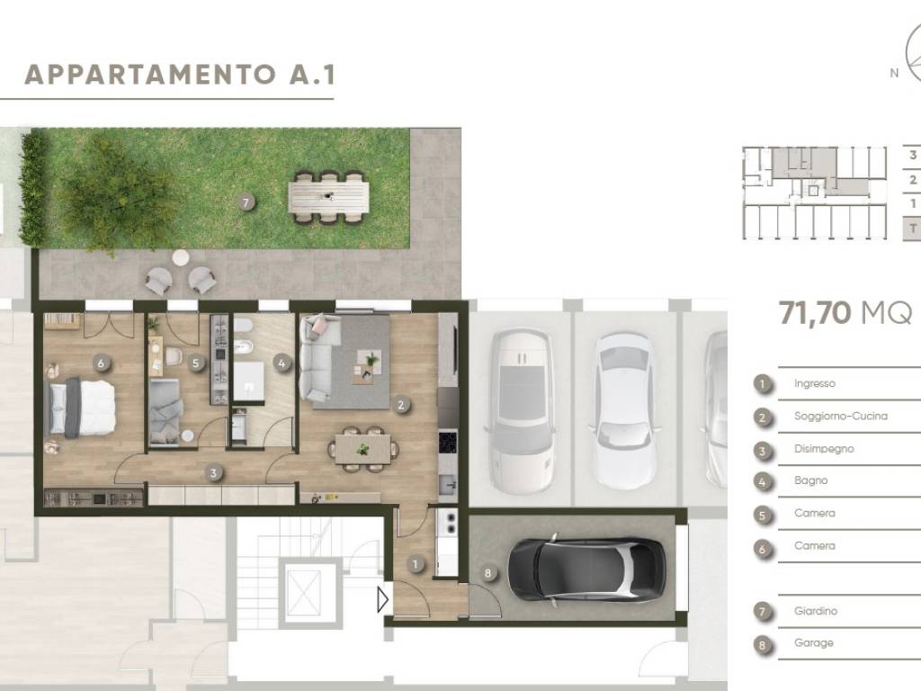 Appartamento a Albignasego in Via Santa Lucia, 30 - Foto 5