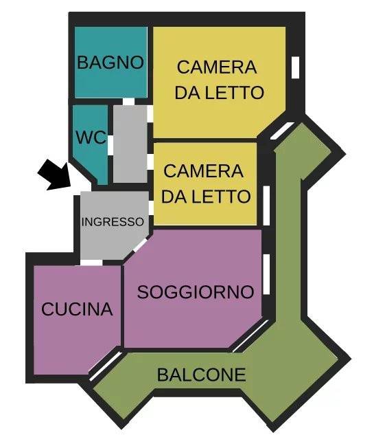 Appartamento a Bordighera in Via 1º Maggio, 54 - Foto 3