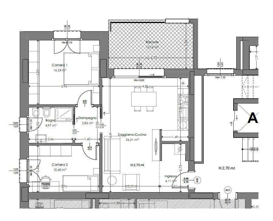 Appartamento a Bologna in Via dell'Arcoveggio, 56/21 - Foto 2