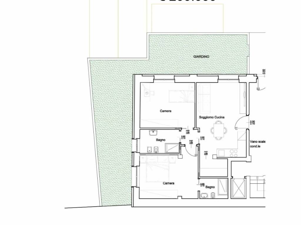 Appartamento a Melzo in Via Montello, 12 - Foto 2