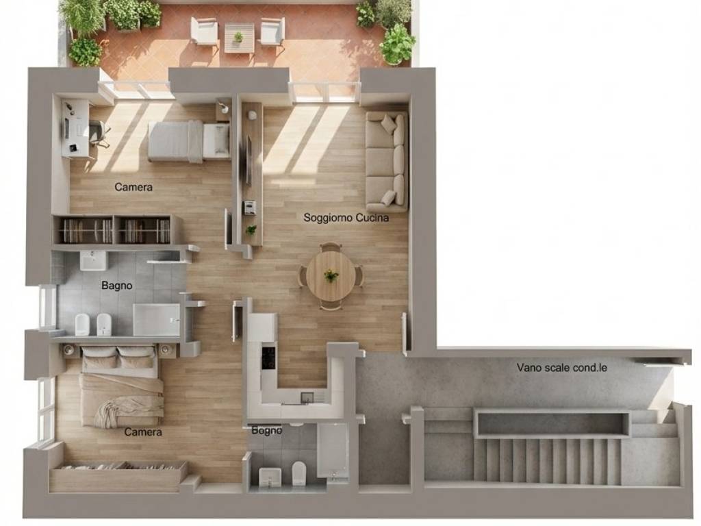 Appartamento a Melzo in Via Montello, 12 - Foto 3