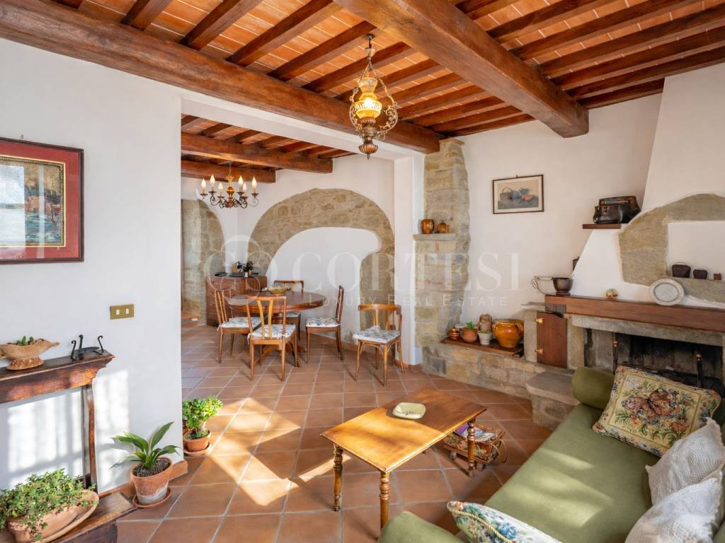 Villa a Cortona in Case Sparse Torreone - Foto 3