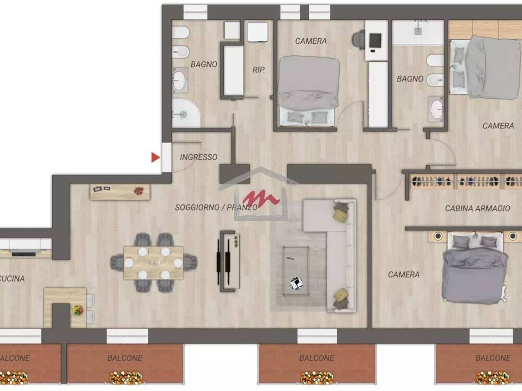 Appartamento a Bardonecchia in Via Genova, 8 - Foto 2