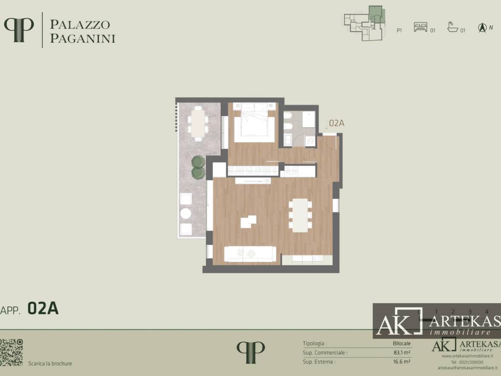 Appartamento a Novara in Via Paganini, 8 - Foto 2