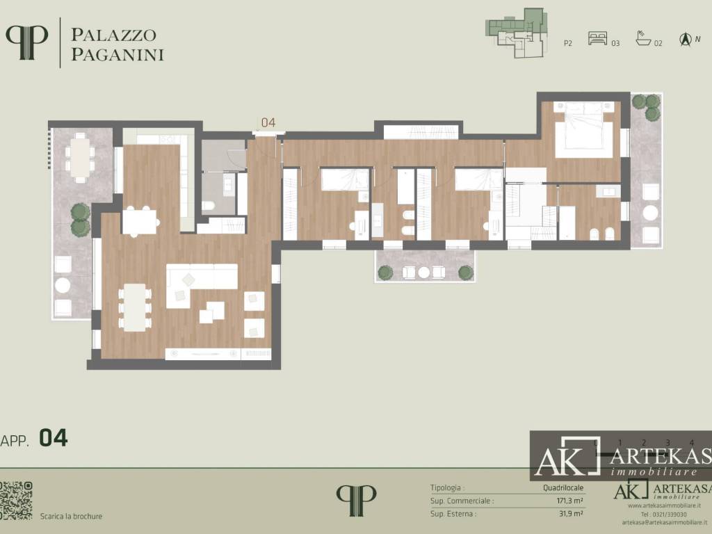 Appartamento a Novara in Via Paganini, 8 - Foto 2