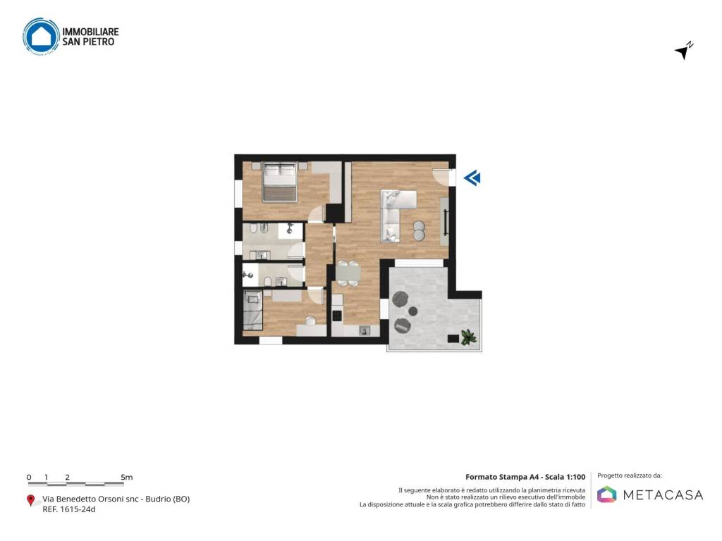 Appartamento a Budrio in Via Benedetto Orsoni - Foto 3