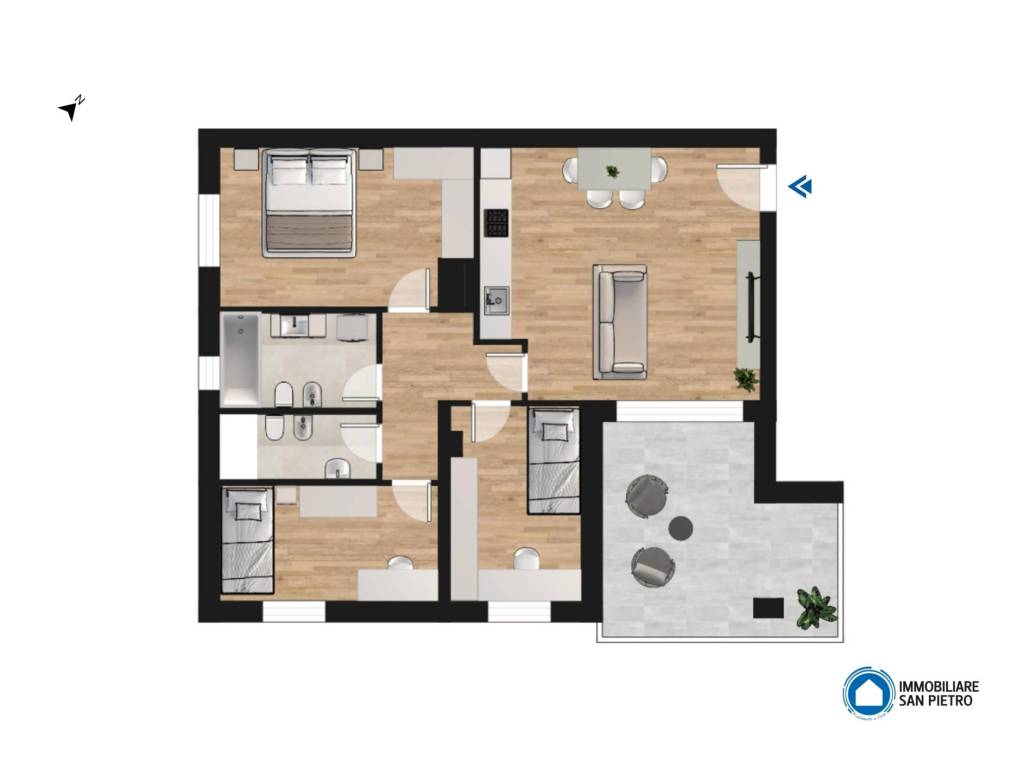 Appartamento a Budrio in Via Benedetto Orsoni - Foto 3