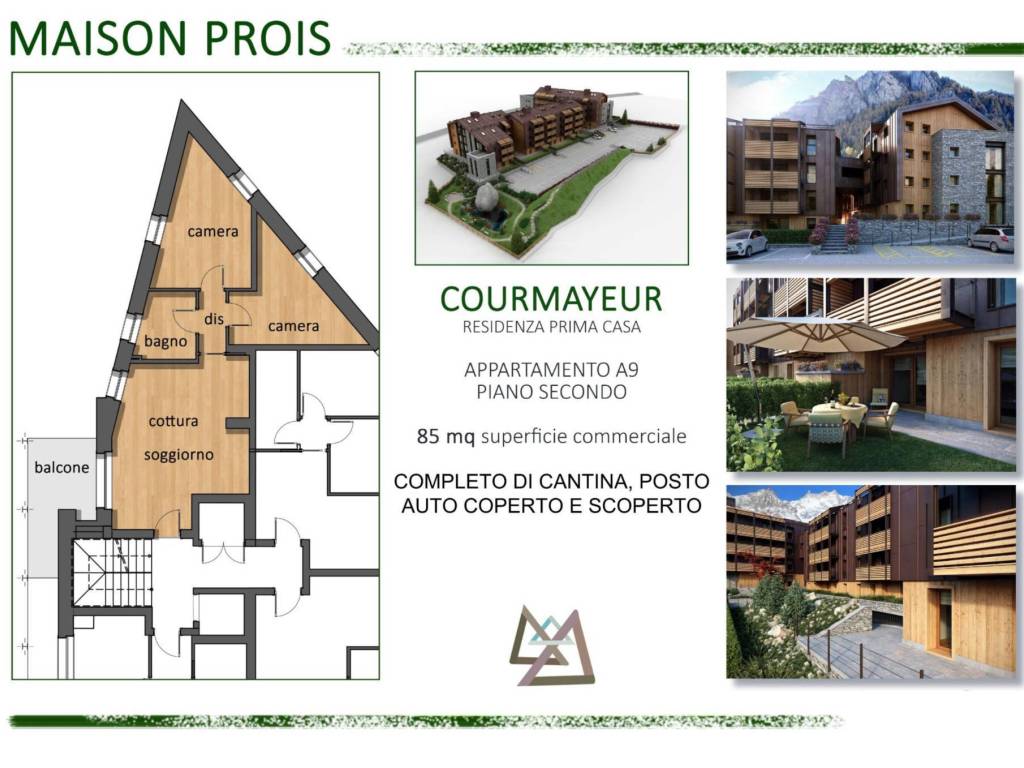 Appartamento a Courmayeur in Strada Larzey - Foto 2