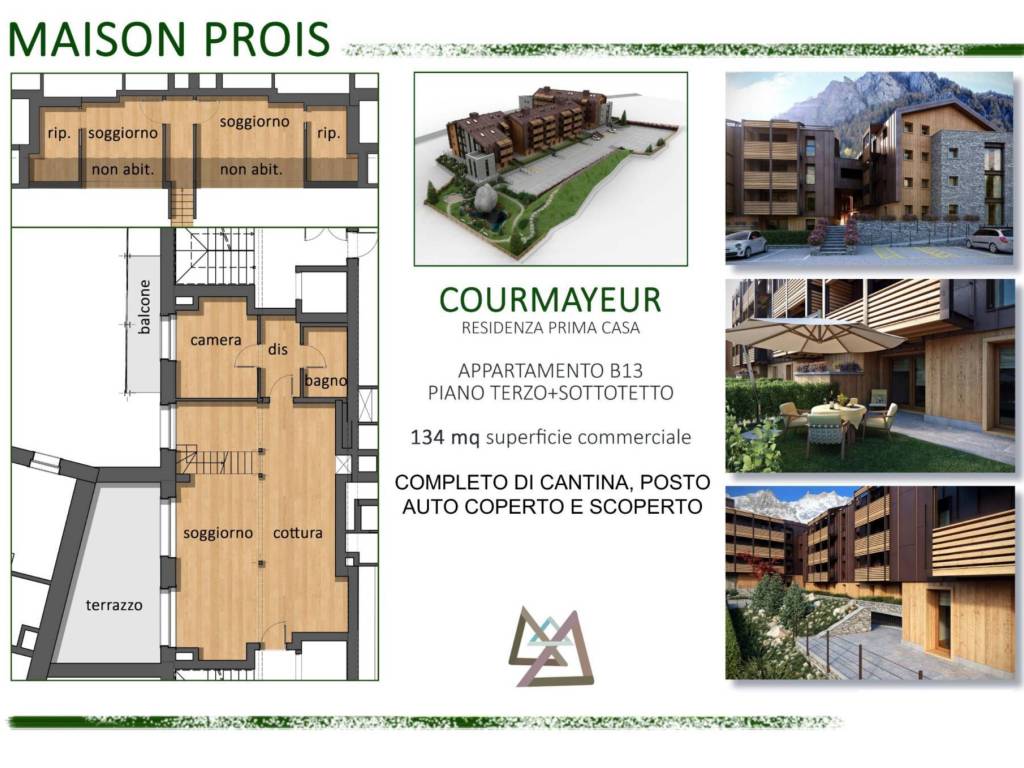 Appartamento a Courmayeur in Strada Larzey - Foto 2