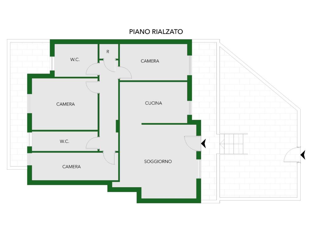 Villetta a schiera a Matera in Via Paolo Borsellino Recinto 1 - Foto 3