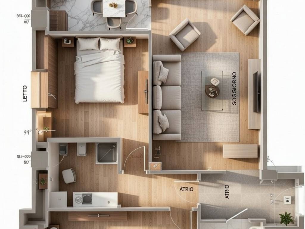 Appartamento a Monza in Via Ernesto Messa, 17 - Foto 2