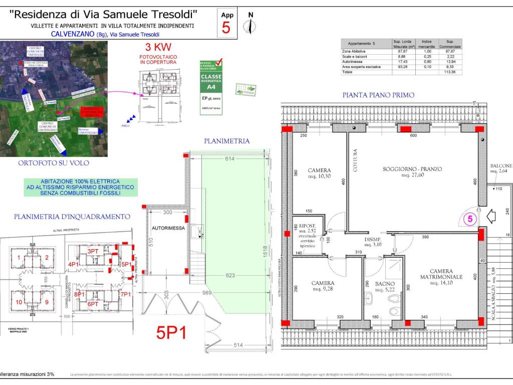 Villa a Calvenzano in via Samuele Tresoldi - Foto 3
