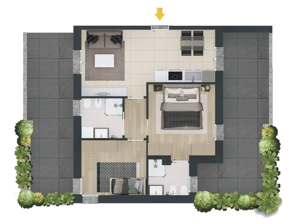 Appartamento a Bollate in Via Praga, 64 - Foto 3