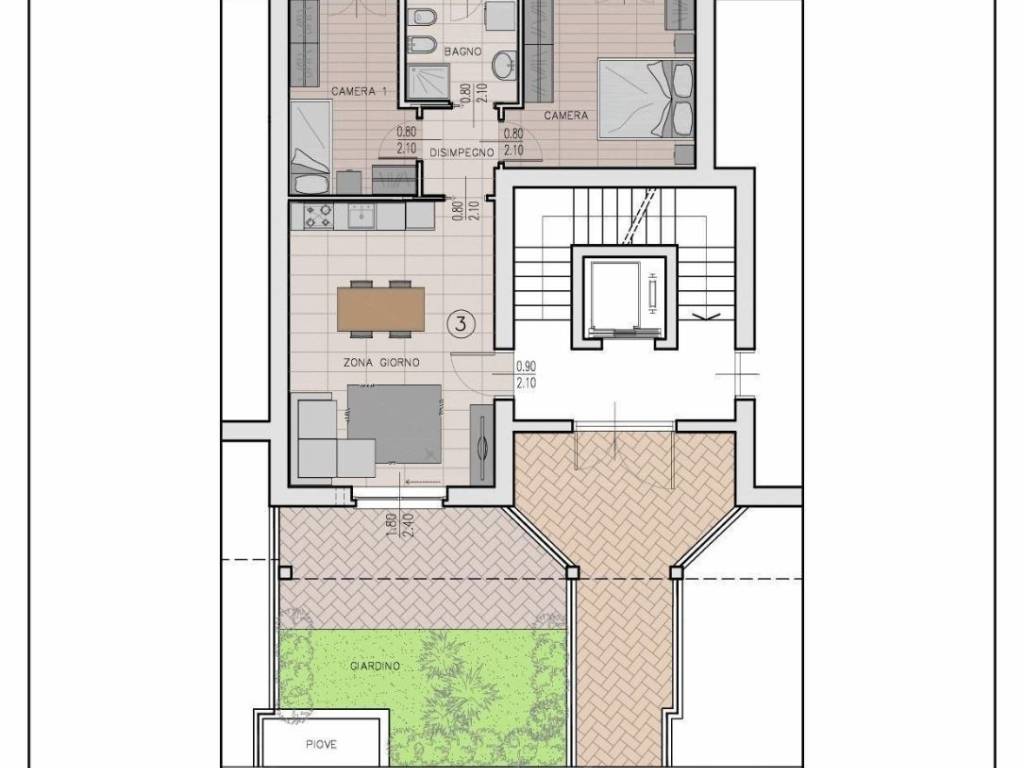 Appartamento a Brugherio in Via Montello, 96 - Foto 3