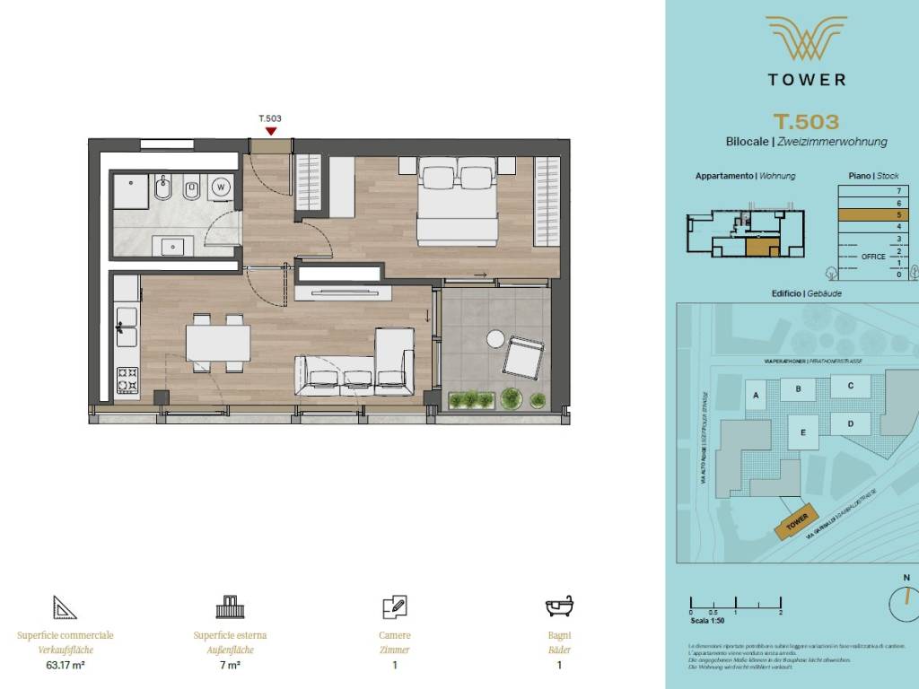 Appartamento a Bolzano in Piazza Walther von der Vogelweide, 22 - Foto 5