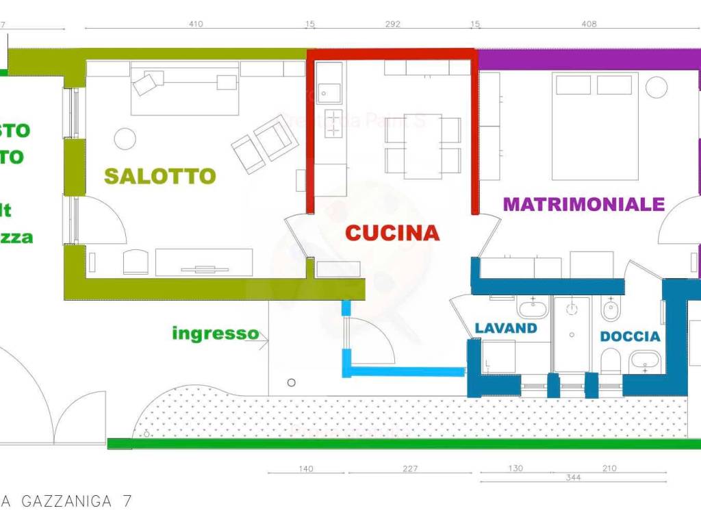 Appartamento a Padova in Via Jacopo Crescini, 206 - Foto 2
