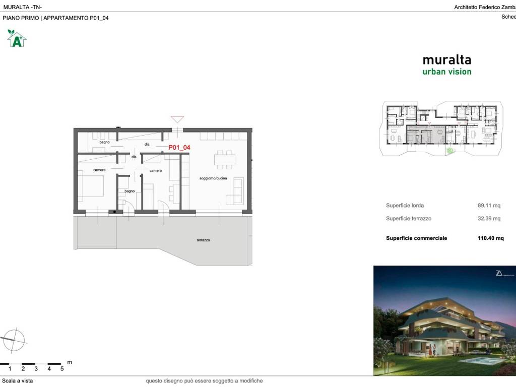 Appartamento a Trento in Via Muralta, 13 - Foto 2