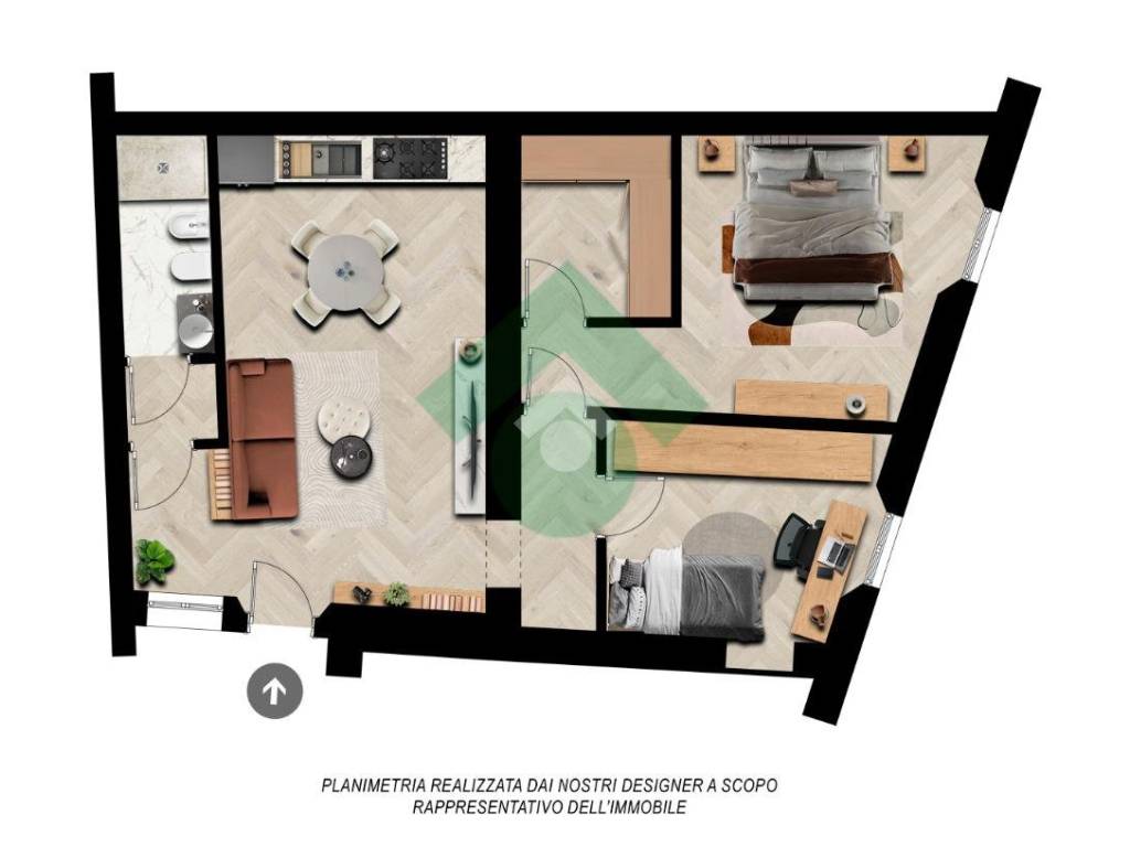Appartamento a Olginate in Via Sant'Agnese, 028 - Foto 2
