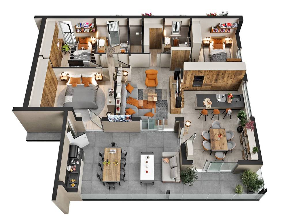 Attico / mansarda a Aosta in Regione Arionda - Foto 5