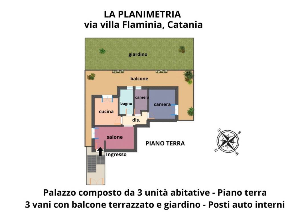 Palazzo / stabile a Catania in Via Villa Flaminia, 23 - Foto 3