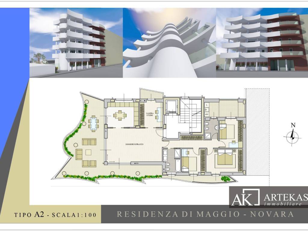 Appartamento a Novara in Via Monte San Michele, 8 - Foto 4