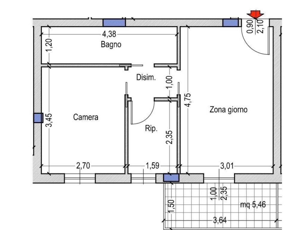 Appartamento a Civitanova marche in via cadamosto - Foto 3