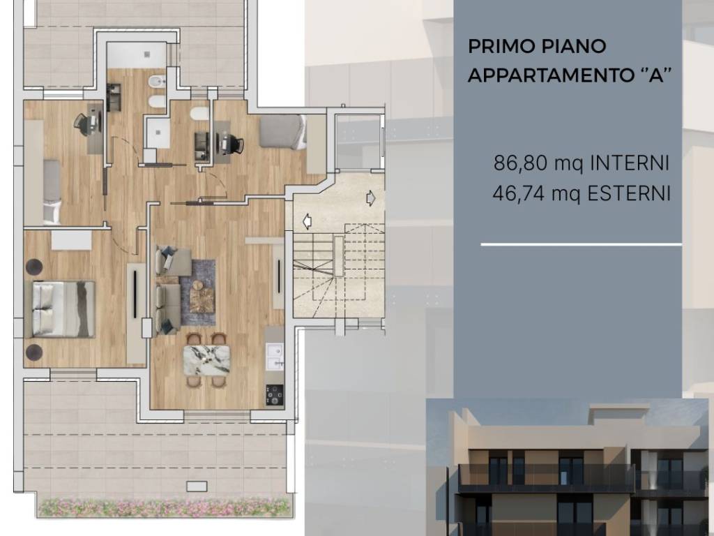 Appartamento a Andria in Via Monte Nero - Foto 4