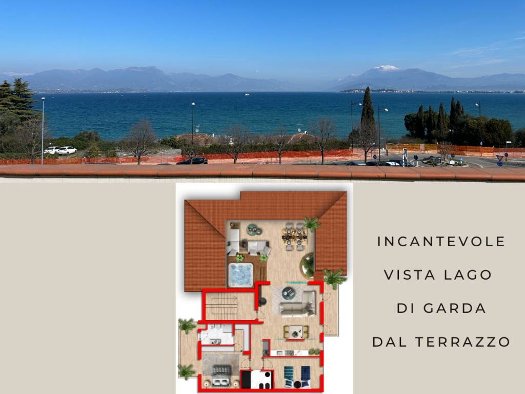 Attico / mansarda a Desenzano del garda in Via Borgo di Sotto, 35 - Foto 2