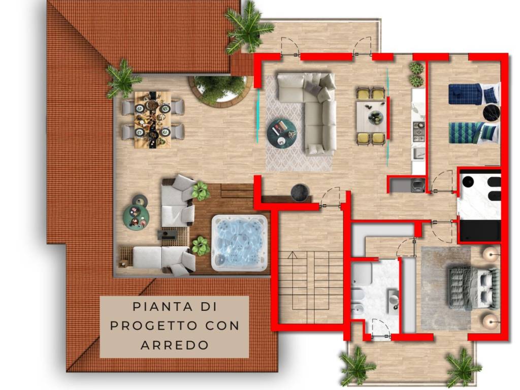 Attico / mansarda a Desenzano del garda in Via Borgo di Sotto, 35 - Foto 4